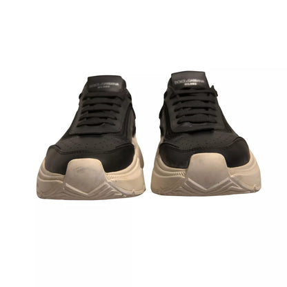 Dolce & Gabbana Schwarz Weiß Daymaster Low Top Sneaker Schuh