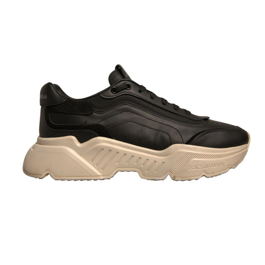 Dolce & Gabbana Schwarz Weiß Daymaster Low Top Sneaker Schuh
