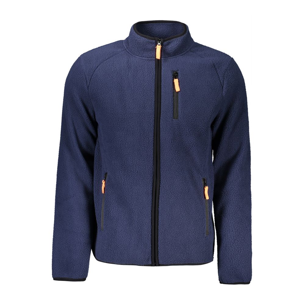 Norway 1963 Blauer Polyester-Pullover für Männer