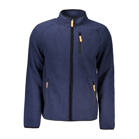 Norway 1963 Blauer Polyester-Pullover für Männer