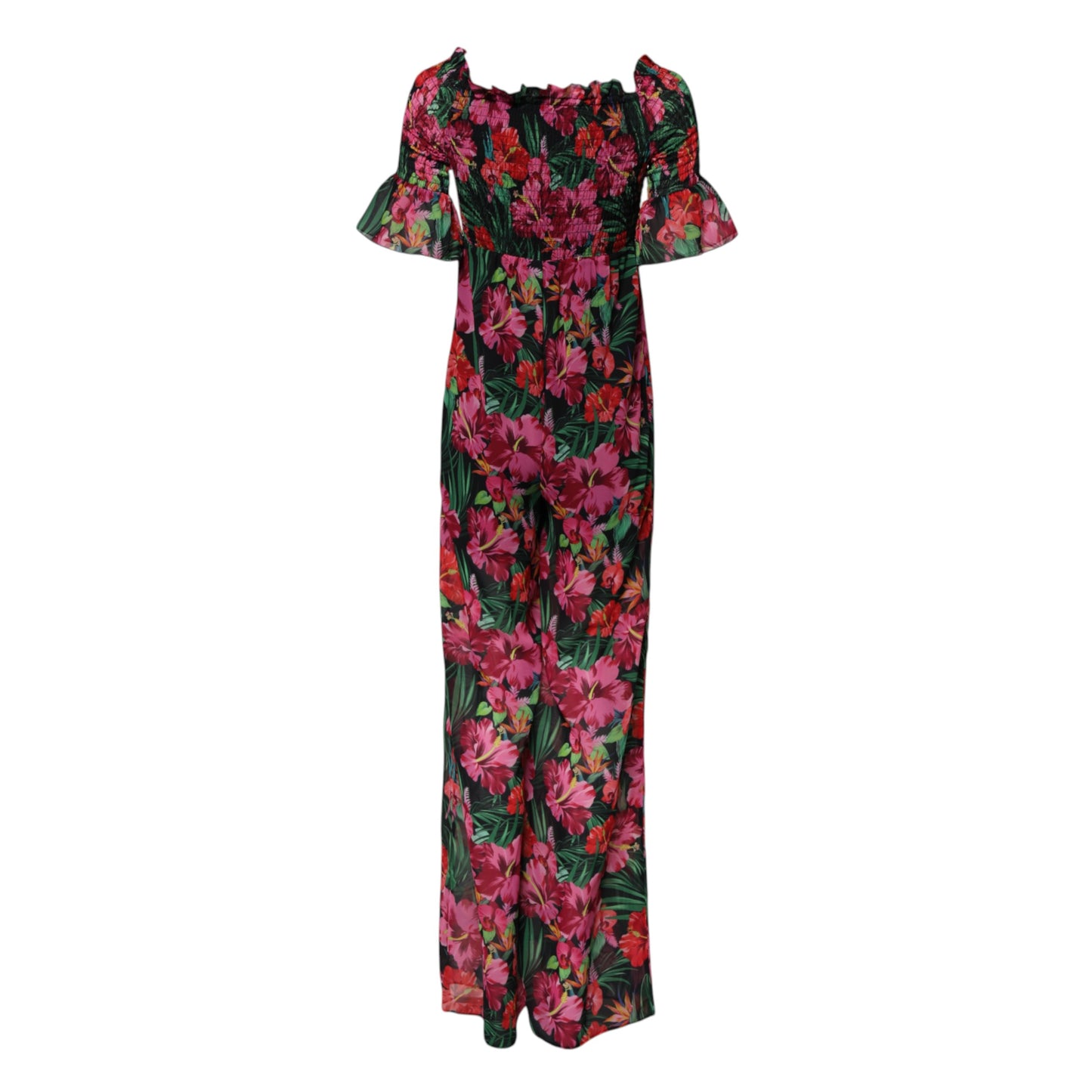 Patrizia Pepe Mehrfarbiger Overall mit Blumendruck Jumpsuit Kleid