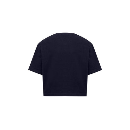 Bottega Veneta T-Shirt aus blauer Baumwolle