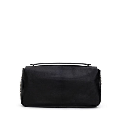 Fendi Schwarze Leder-Umhängetasche