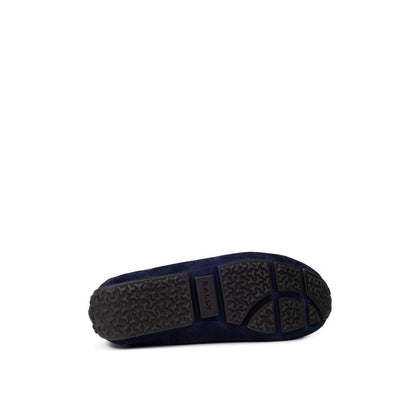 Bally Mokassin aus blauem Leder