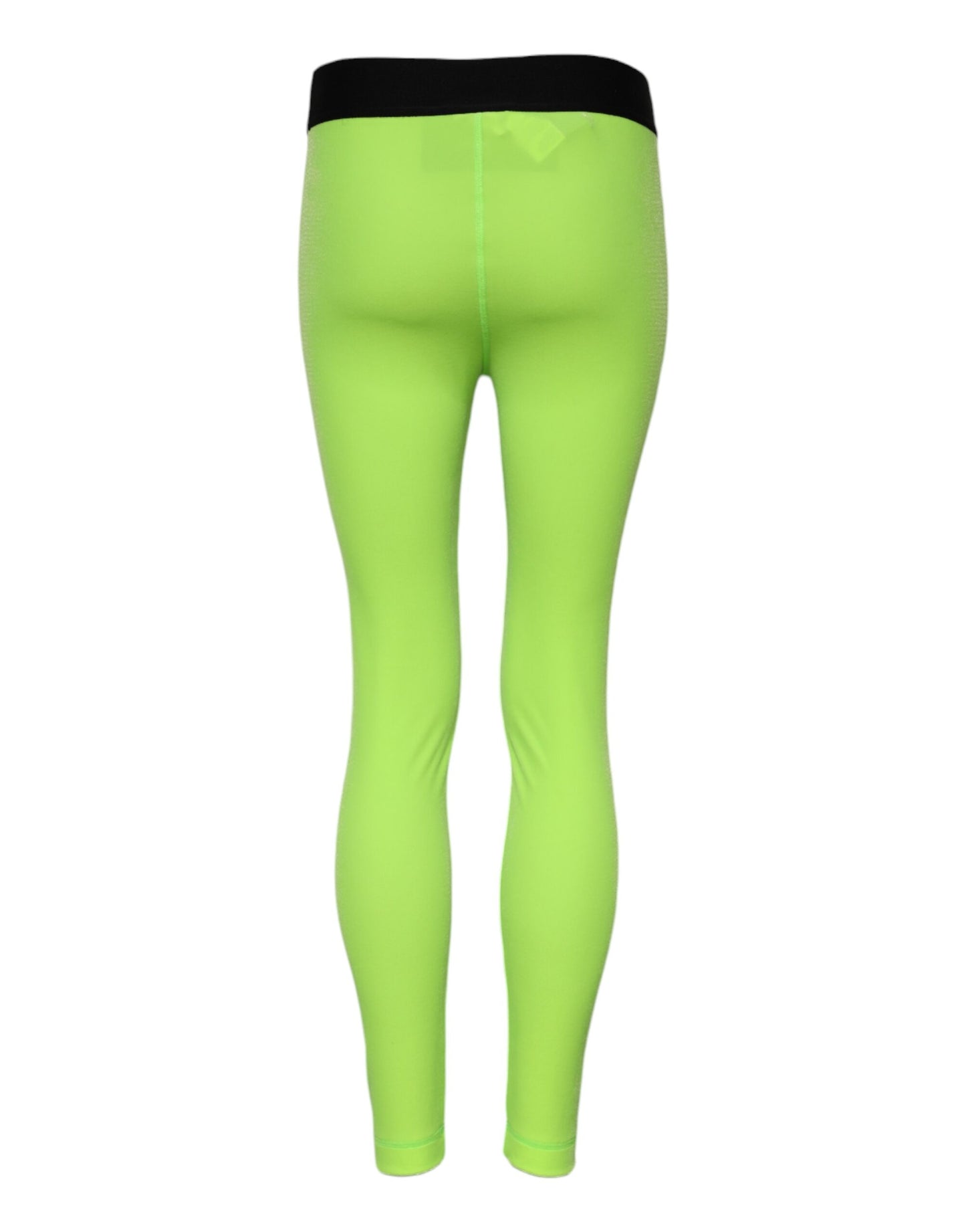 Dolce & Gabbana Grüne Nylon Slim Fit Leggings Hose