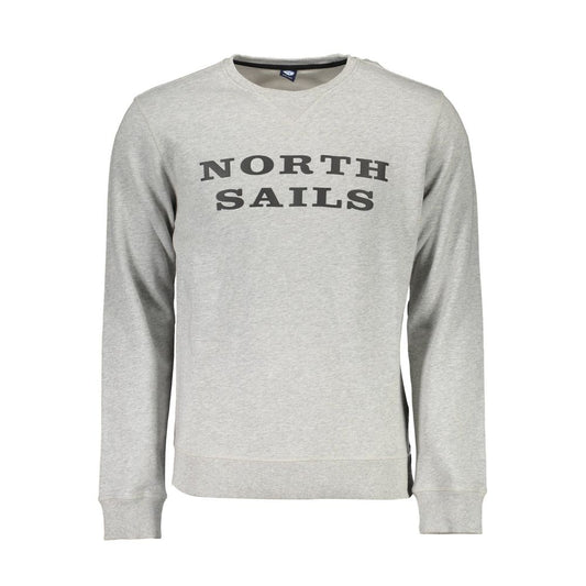 North Sails Grauer Baumwollpullover