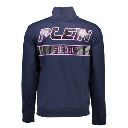 Plein Sport Blauer Baumwollpullover für Männer