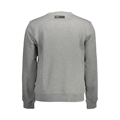 Plein Sport Grauer Baumwollpullover