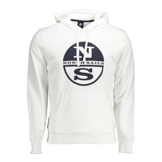 North Sails Weißer Baumwollpullover für Männer