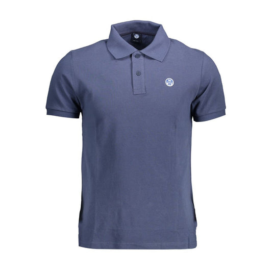 North Sails Blaues Baumwoll-Poloshirt