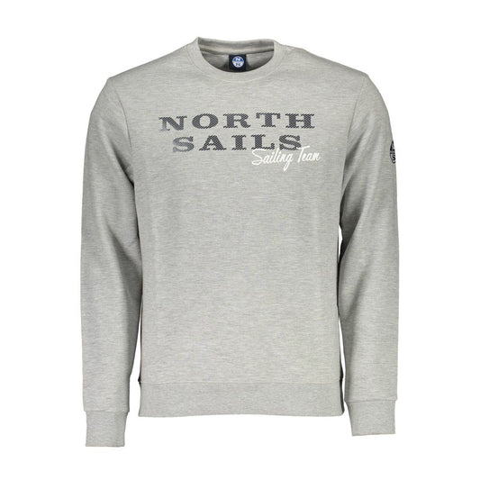 North Sails Grauer Baumwollpullover