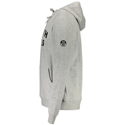 North Sails Grauer Baumwollpullover