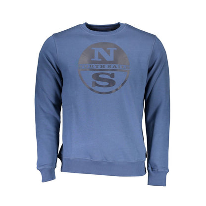 North Sails Blauer Baumwollpullover
