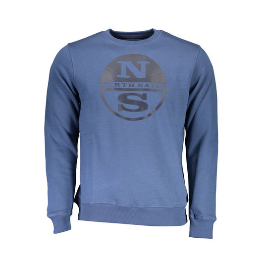 North Sails Blauer Baumwollpullover
