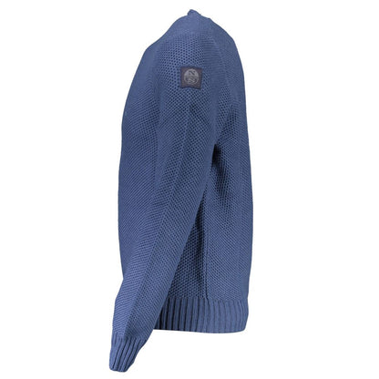 North Sails Blauer Baumwollpullover