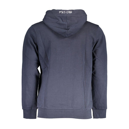 La Martina Blauer Baumwollpullover für Männer