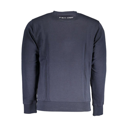 La Martina Blauer Baumwollpullover für Männer