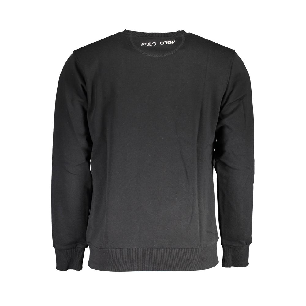 La Martina Schwarzer Baumwollpullover