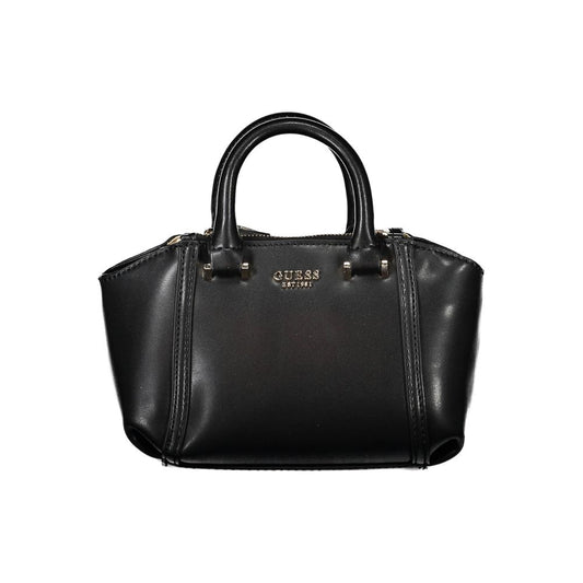 Guess Jeans Schwarze Polyethylen-Handtasche