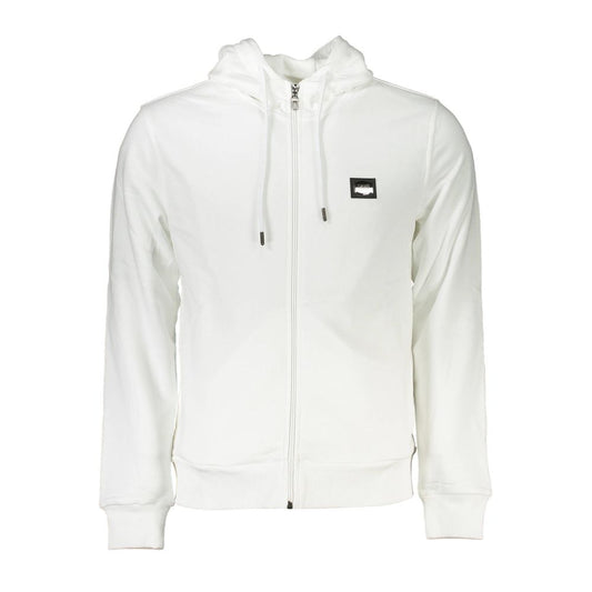 Cavalli Class Weißer Baumwollpullover
