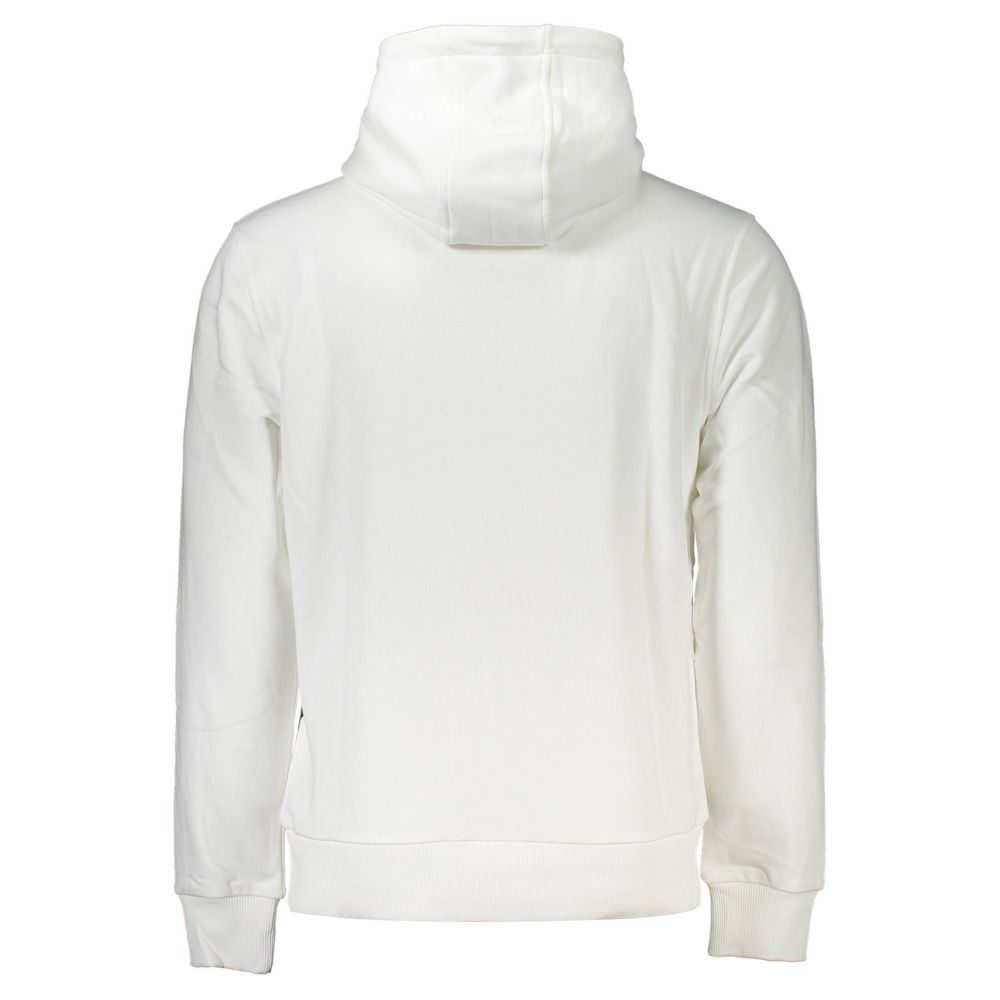 Cavalli Class Weißer Baumwollpullover für Männer