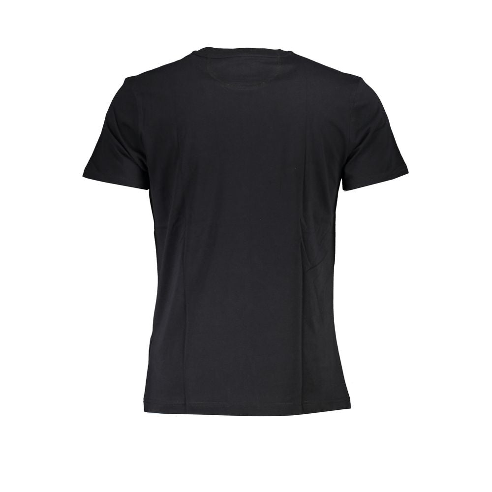 La Martina Schwarzes T-Shirt aus Baumwolle