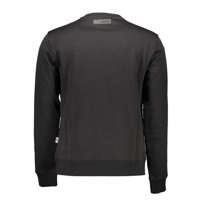 Plein Sport Schwarzer Baumwollpullover