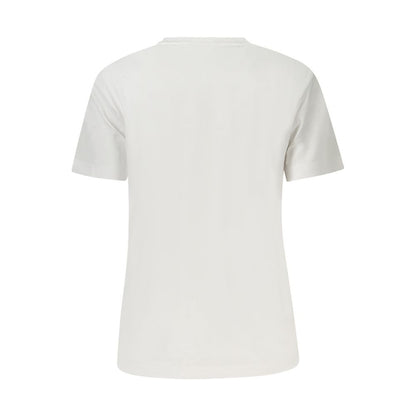 Calvin Klein Weißes T-Shirt aus Baumwolle für Frauen