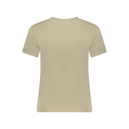Guess Jeans Beige Baumwolle Frauen T-Shirt