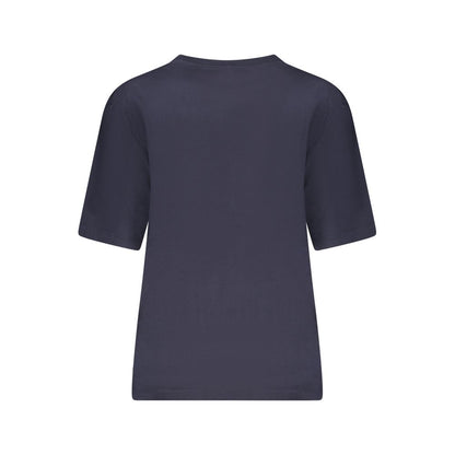 Guess Jeans T-Shirt aus blauer Baumwolle für Frauen