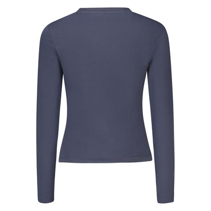 Guess Jeans T-Shirt aus blauer Baumwolle für Frauen