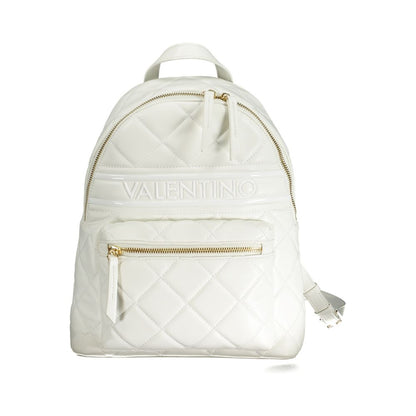 Mario Valentino Weißer Polyethylen-Rucksack