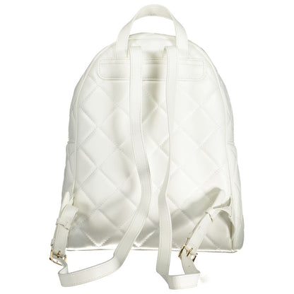 Mario Valentino Weißer Polyethylen-Rucksack