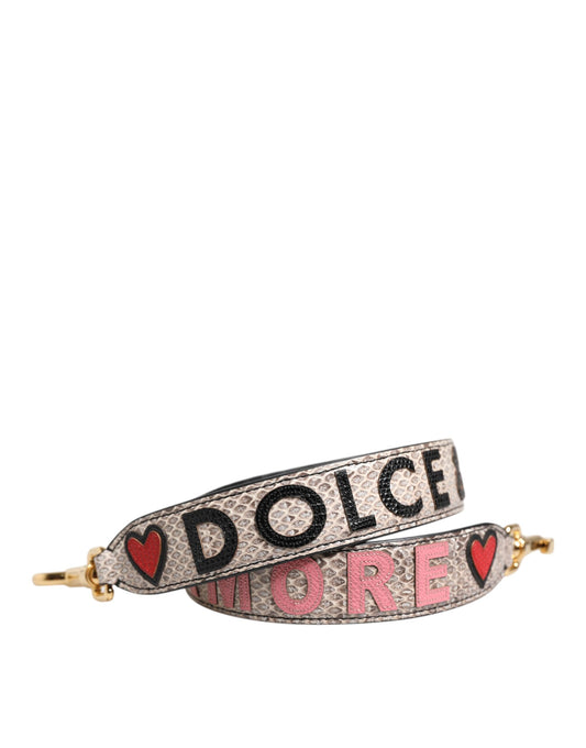 Dolce & Gabbana Multicolor DG AMORE Patch Bag Accessoire Schulterriemen