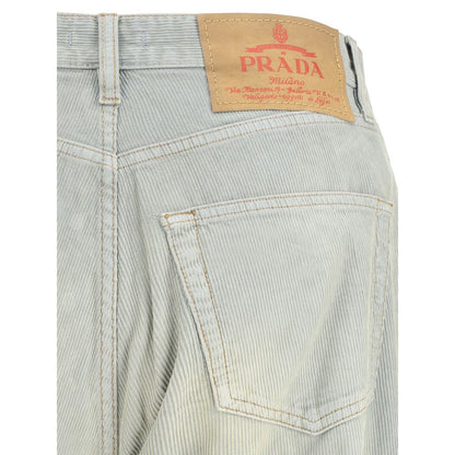 Prada Samt-Hosen