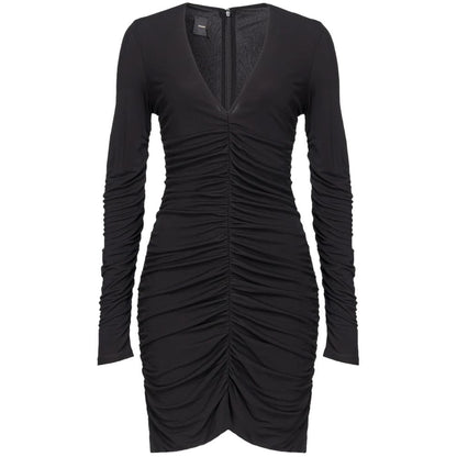 PINKO Schwarzes Nylonkleid