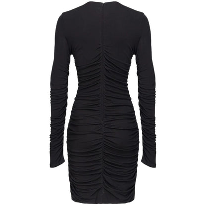 PINKO Schwarzes Nylonkleid
