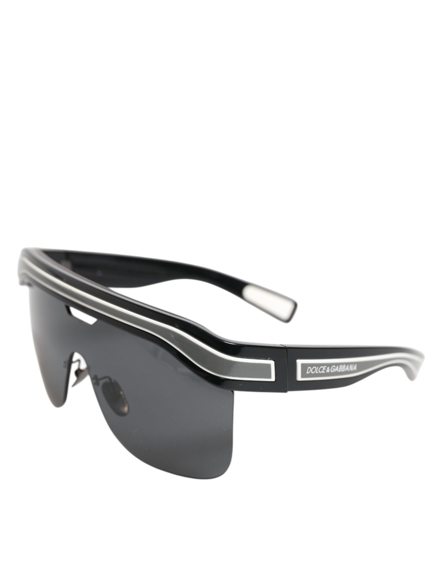 Dolce & Gabbana Schwarz Weiß Street Sporty DG6162 Männer Brillen Sonnenbrillen
