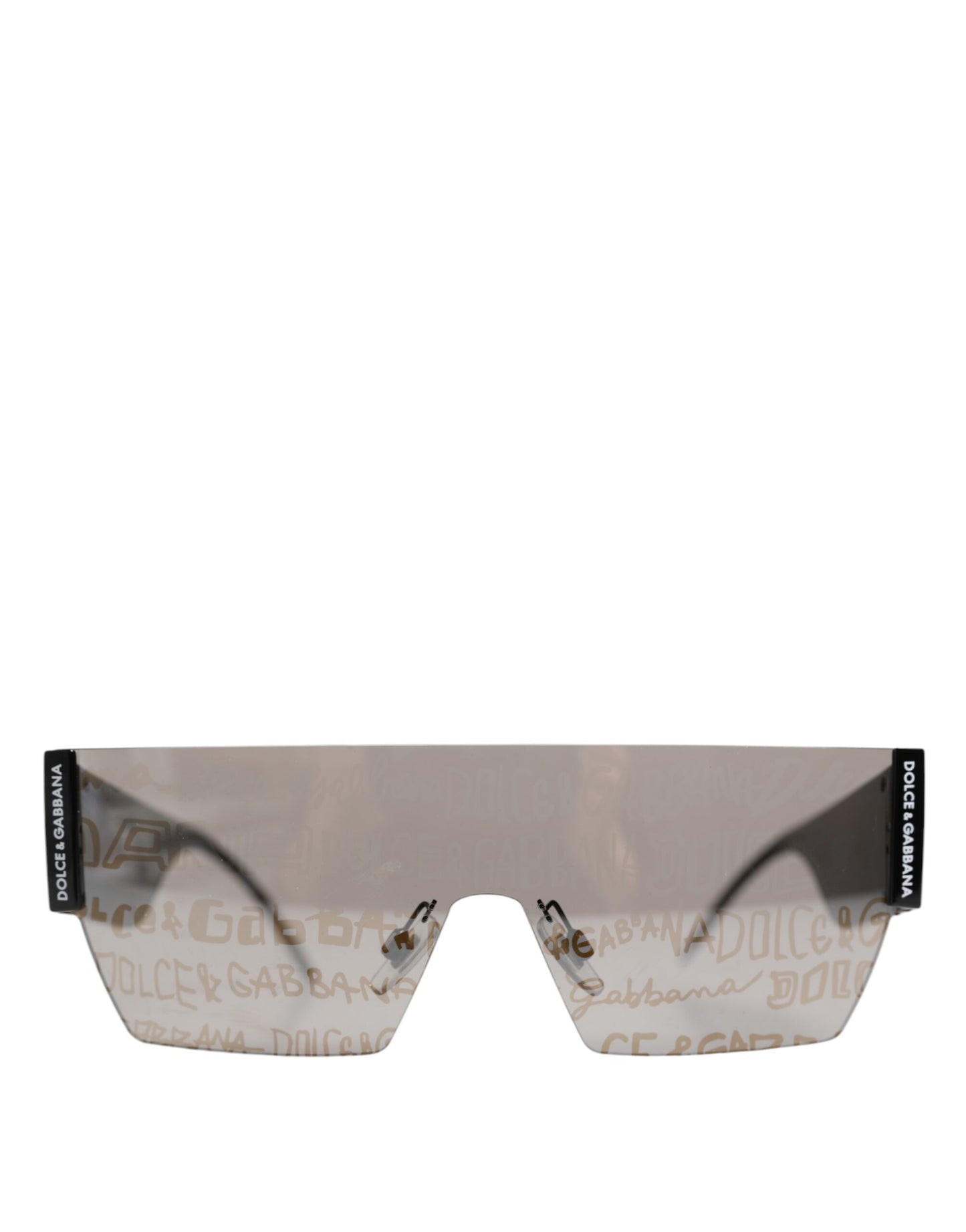 Dolce & Gabbana Schwarzer Metallrahmen DNA Graffiti DG2233 Eyewear Sonnenbrillen