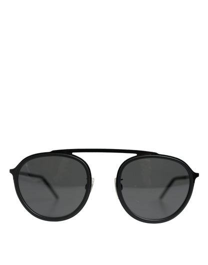 Dolce & Gabbana Schwarzer Metallrahmen Runde DG2276 Eyewear Shades Sonnenbrille