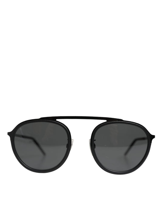 Dolce & Gabbana Schwarzer Metallrahmen Runde DG2276 Eyewear Shades Sonnenbrille