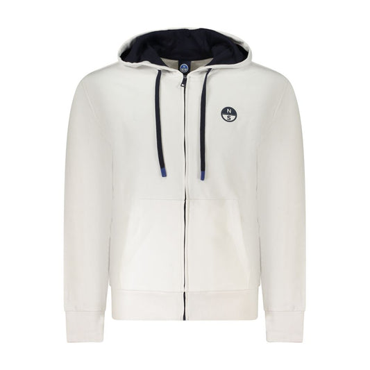 North Sails Weißer Baumwollpullover für Männer