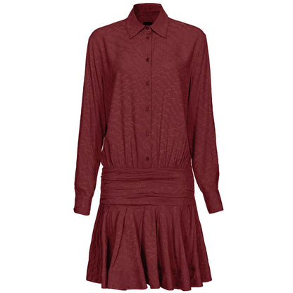 PINKO Rotes Seidenkleid für Frauen