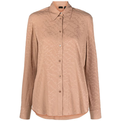 PINKO Beige Seide Frauen Shirt
