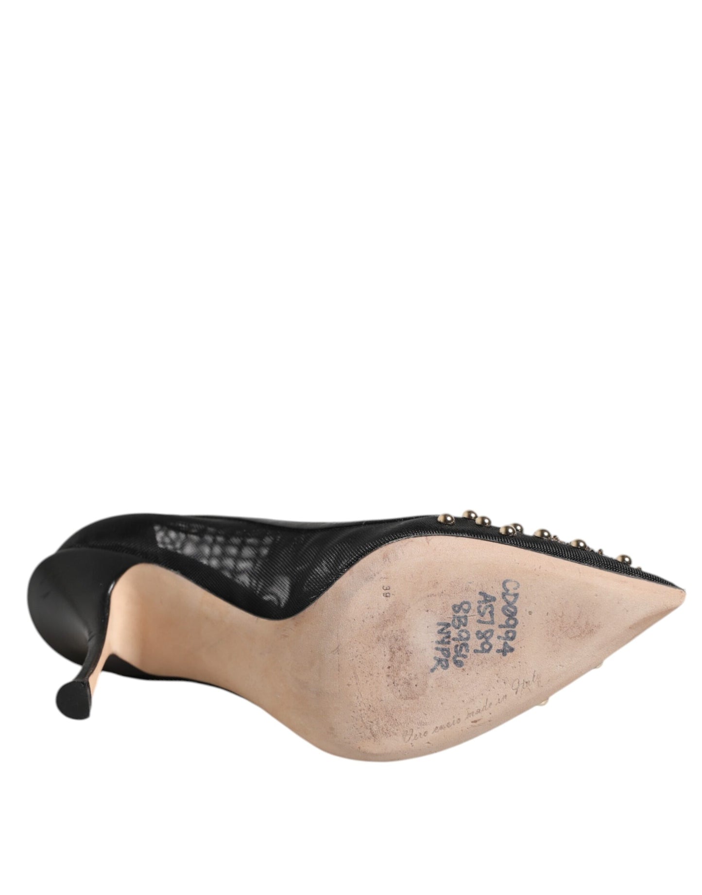 Dolce & Gabbana Schwarz Sacred Heart Stiletto Heels Pumps Schuhe