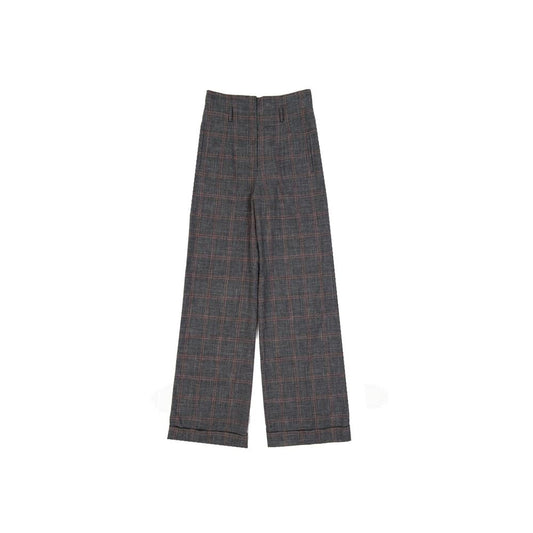 Alberta Ferretti Hosen aus Baumwolle und Wolle