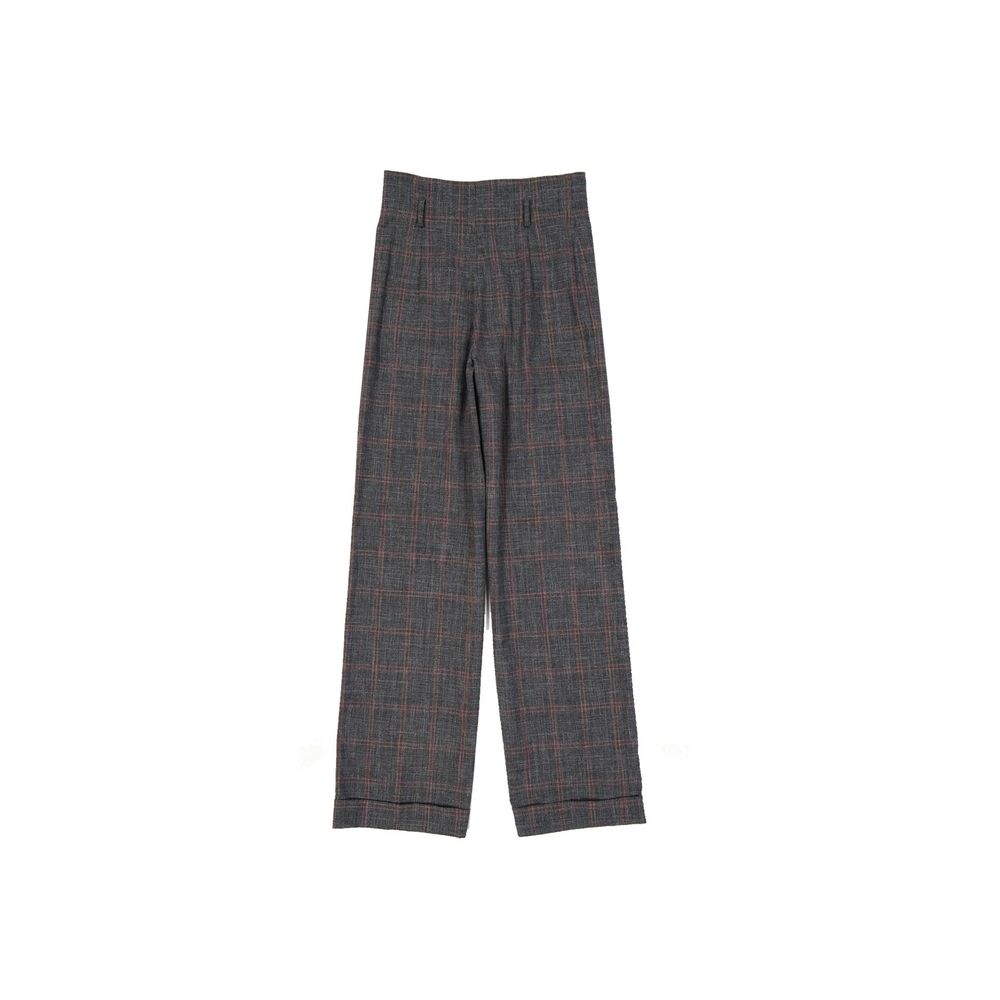 Alberta Ferretti Hosen aus Baumwolle und Wolle