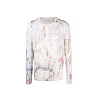 Alexander McQueen William Blake Dante Druck Pullover