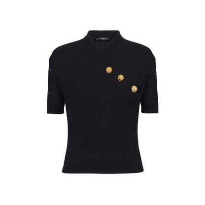 Balmain Top aus Wollmischung