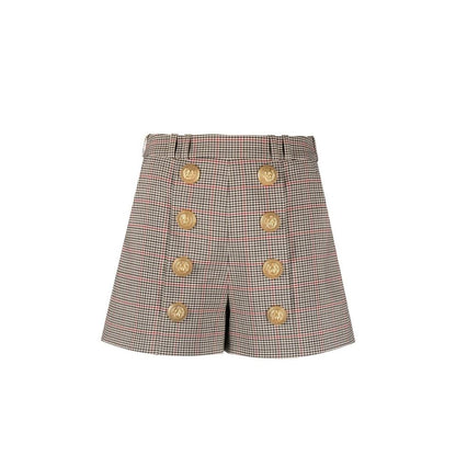 Balmain Hahnentritt-Shorts